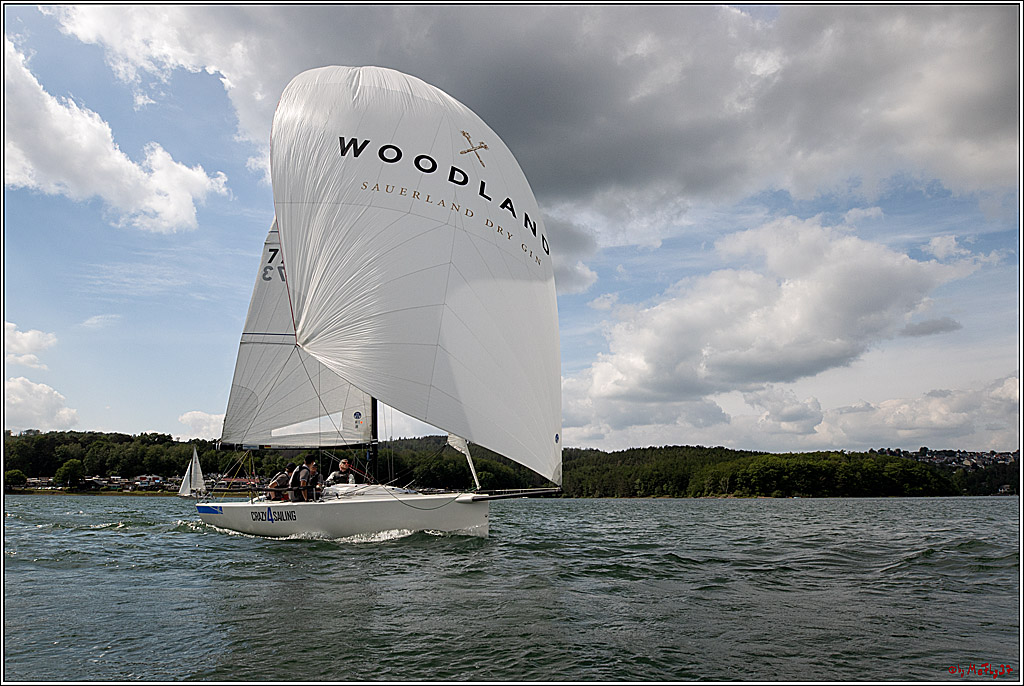 J70 - WOODLAND, 12.06.2021 Segelboot; Segeln; Woodland; Spinnaker; J70; Sorpesee; Sauerland